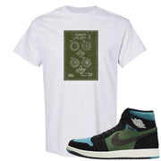 Element Black Olive High 1s T Shirt | Diamond Patent Sketch, Ash