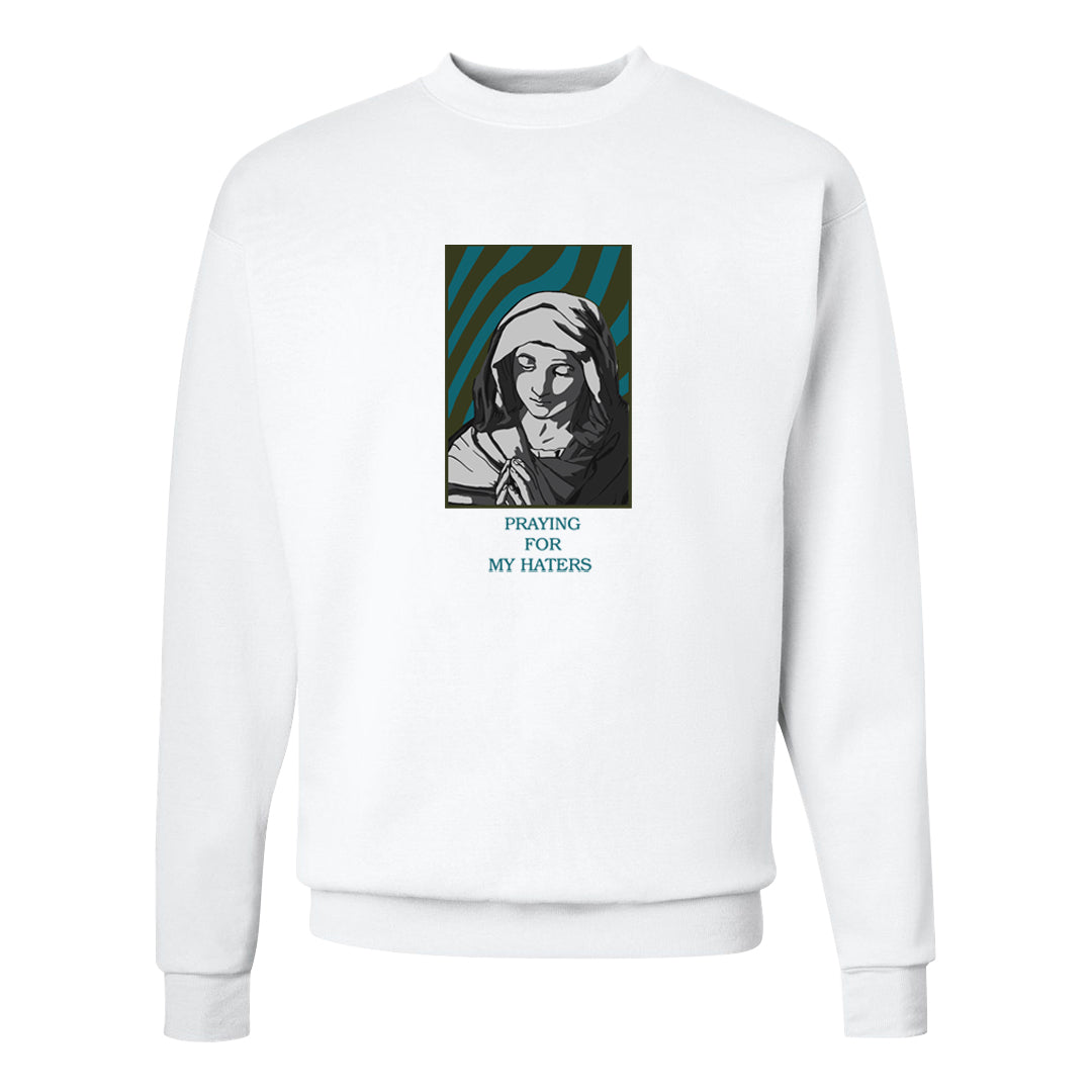 Element Black Olive High 1s Crewneck Sweatshirt | God Told Me, White