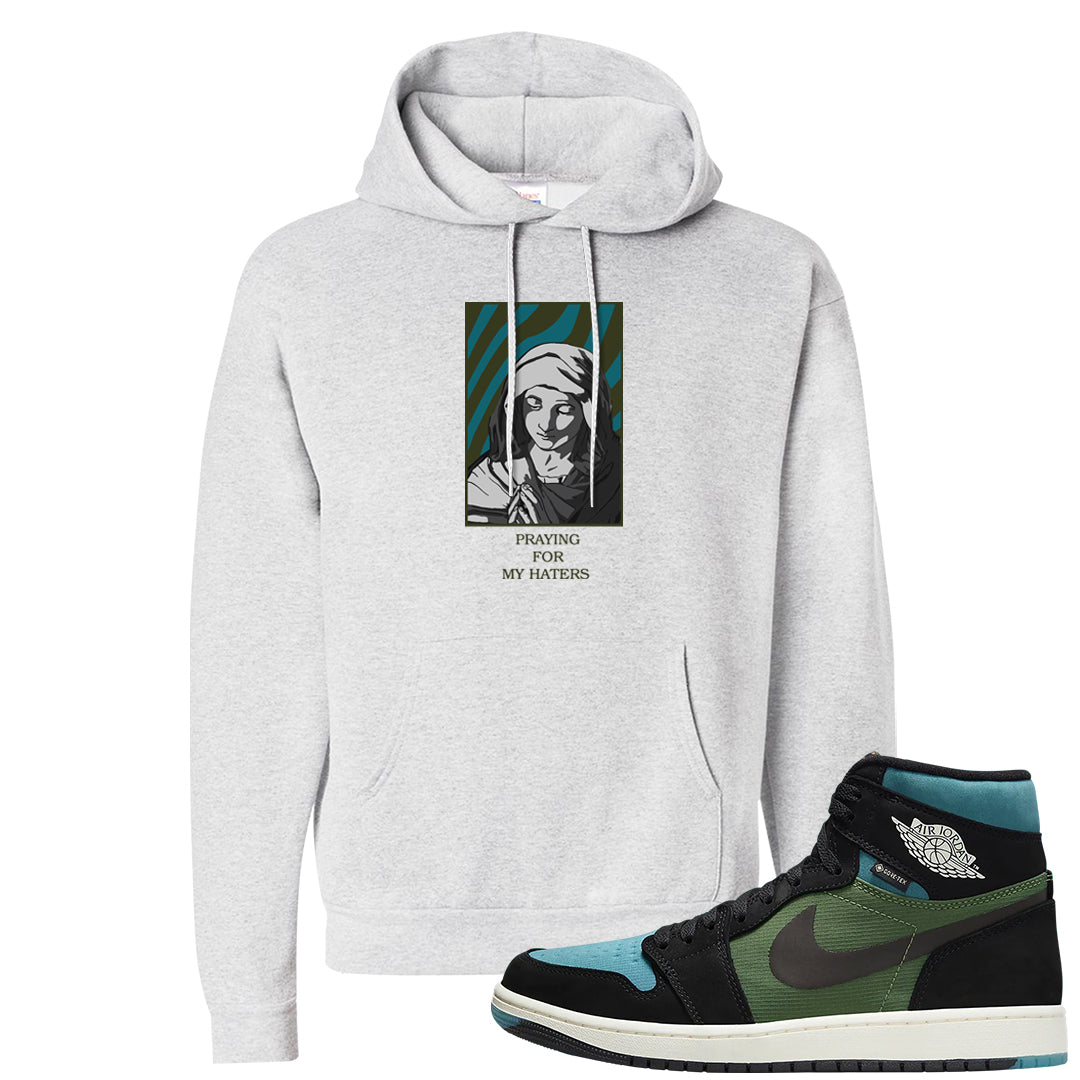 Element Black Olive High 1s Hoodie | God Told Me, Ash