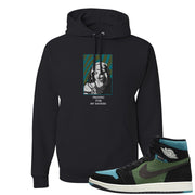 Element Black Olive High 1s Hoodie | God Told Me, Black