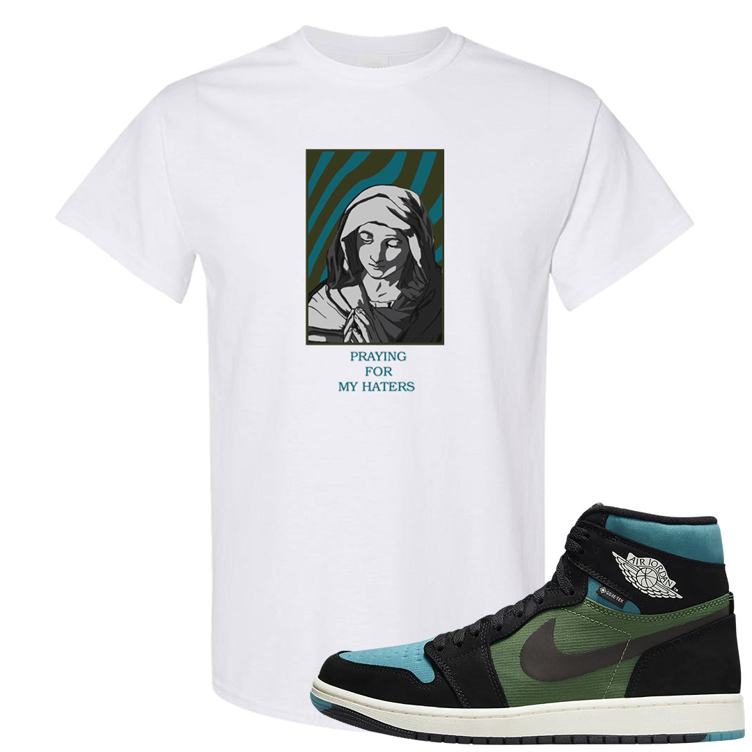 Element Black Olive High 1s T Shirt | God Told Me, White