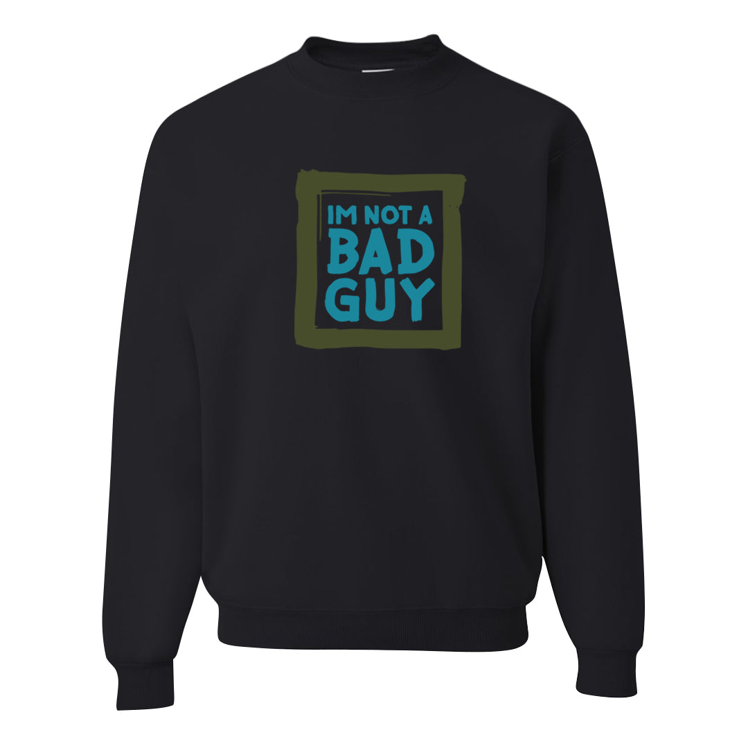 Element Black Olive High 1s Crewneck Sweatshirt | I'm Not A Bad Guy, Black