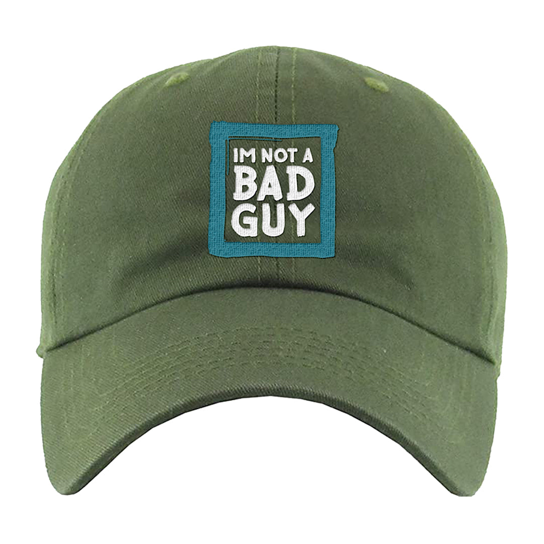 Element Black Olive High 1s Dad Hat | I'm Not A Bad Guy, Olive