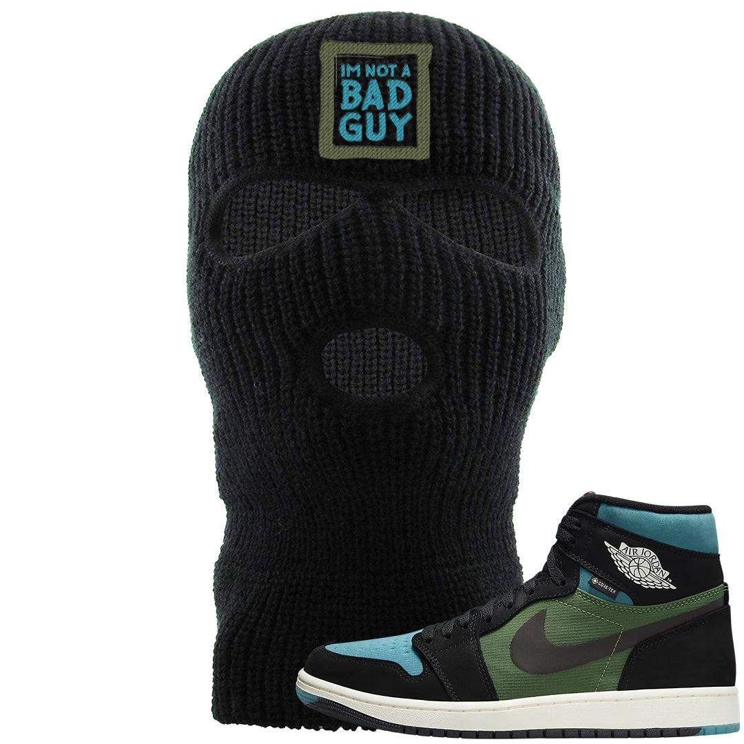 Element Black Olive High 1s Ski Mask | I'm Not A Bad Guy, Black