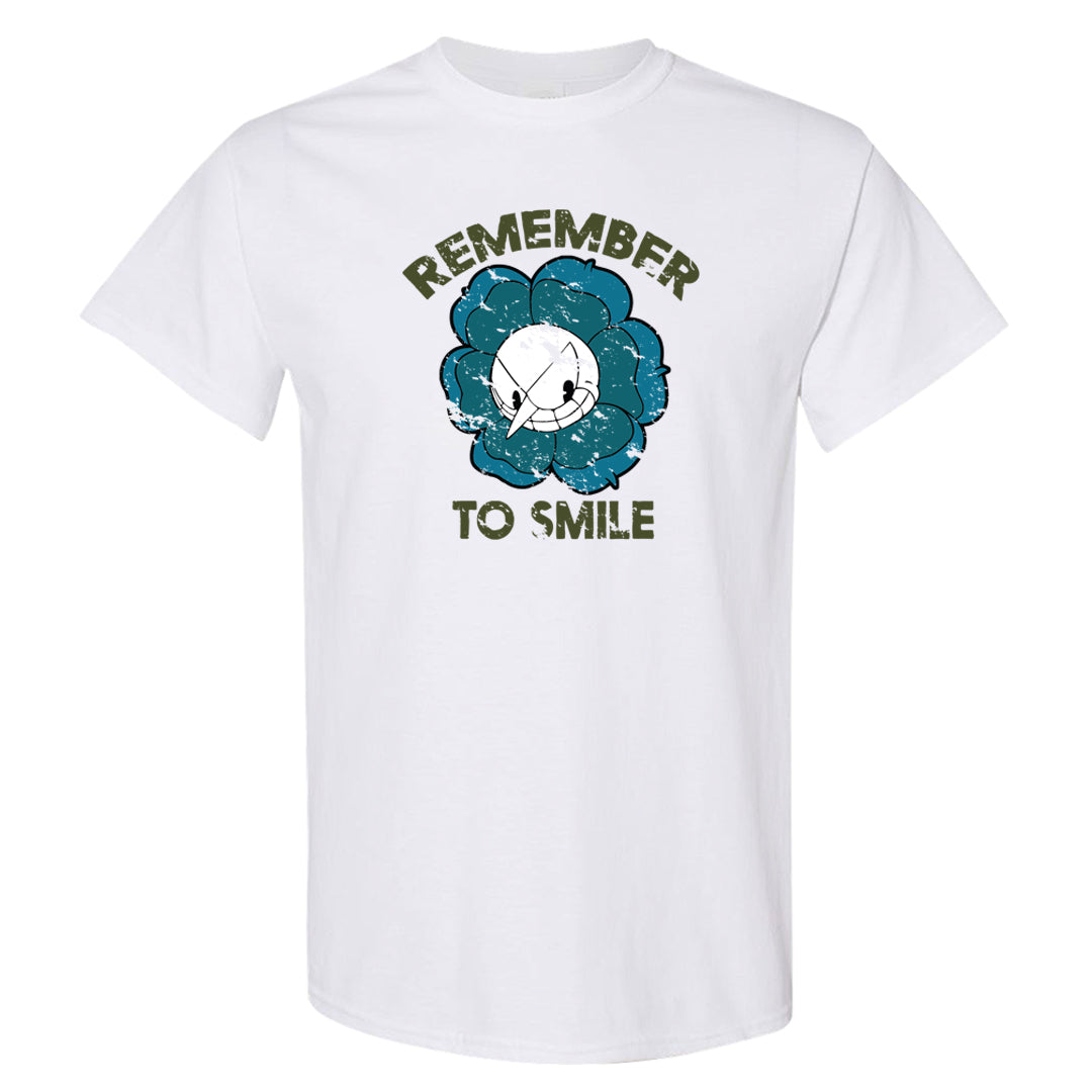 Element Black Olive High 1s T Shirt | Remember To Smile, White