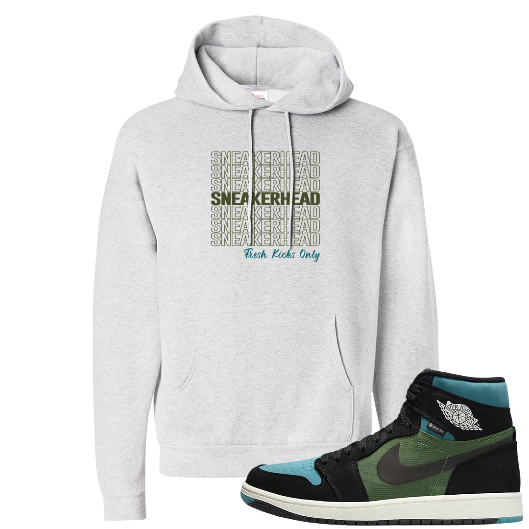 Element Black Olive High 1s Hoodie | Thank You Sneakers, Ash