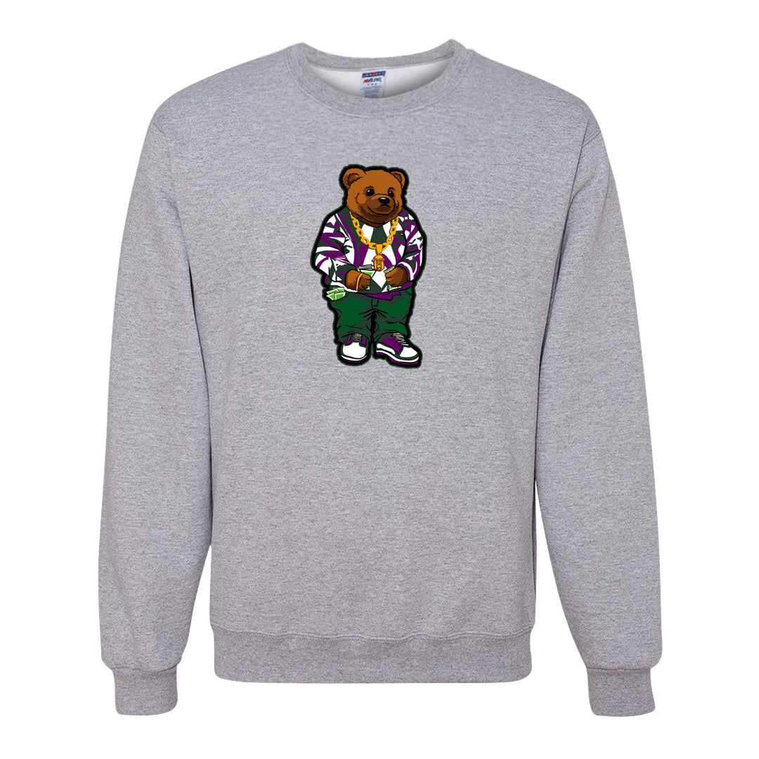 Galactic Jade High 1s Crewneck Sweatshirt | Sweater Bear, Ash