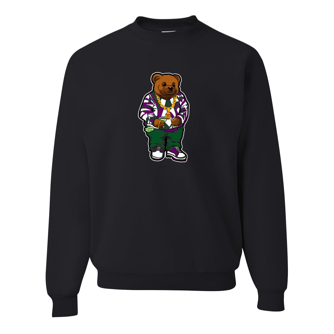 Galactic Jade High 1s Crewneck Sweatshirt | Sweater Bear, Black