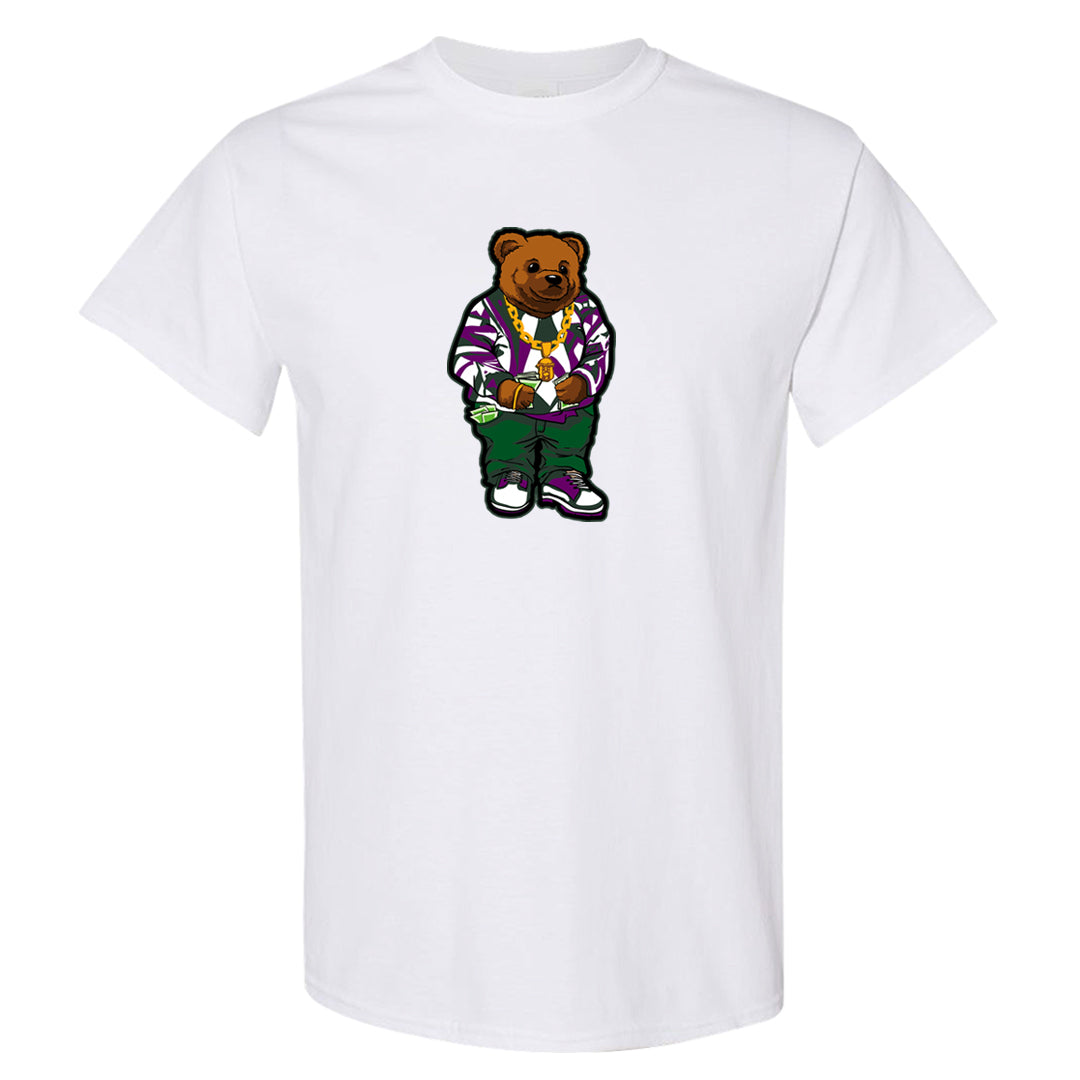 Galactic Jade High 1s T Shirt | Sweater Bear, White