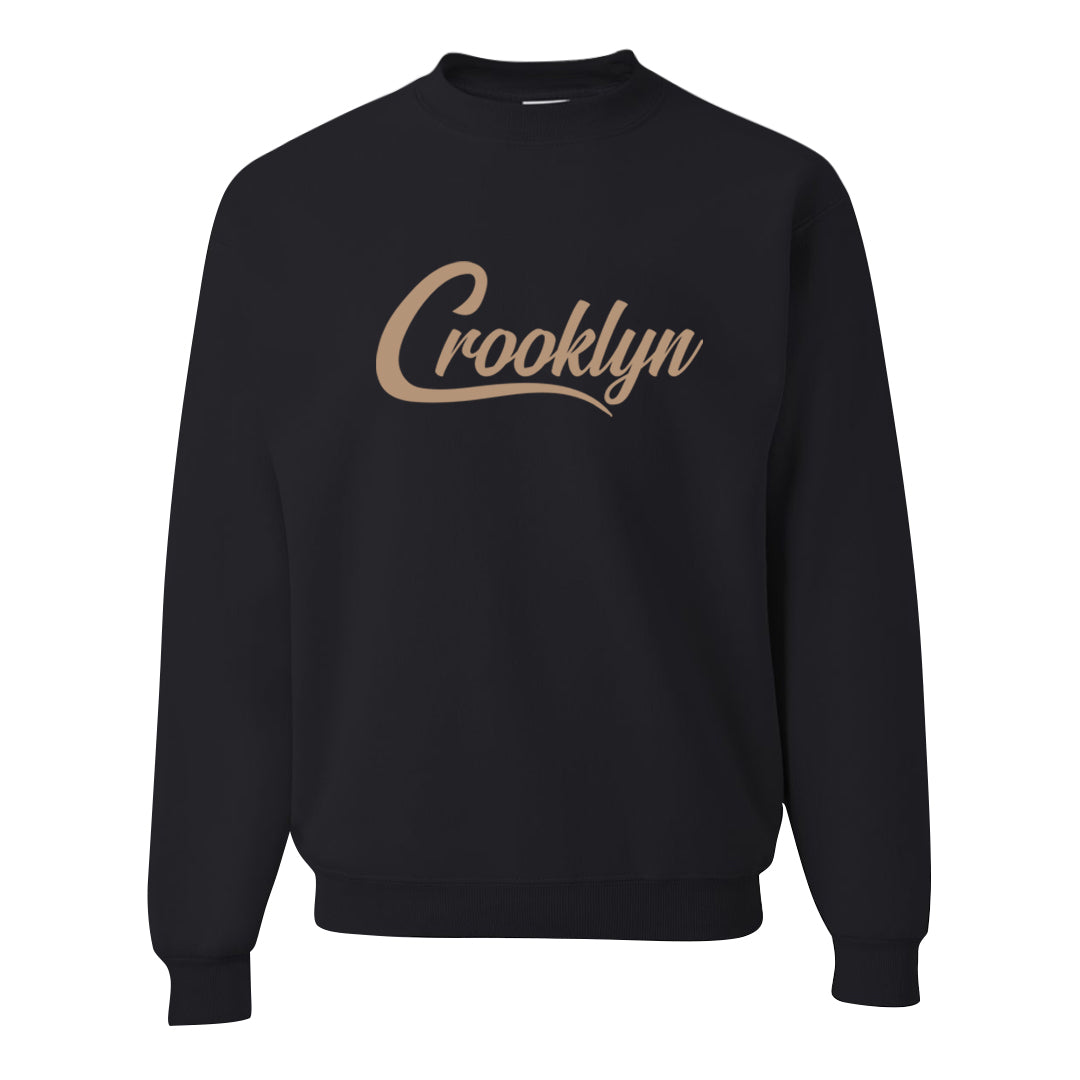 Galactic Jade High 1s Crewneck Sweatshirt | Crooklyn, Black