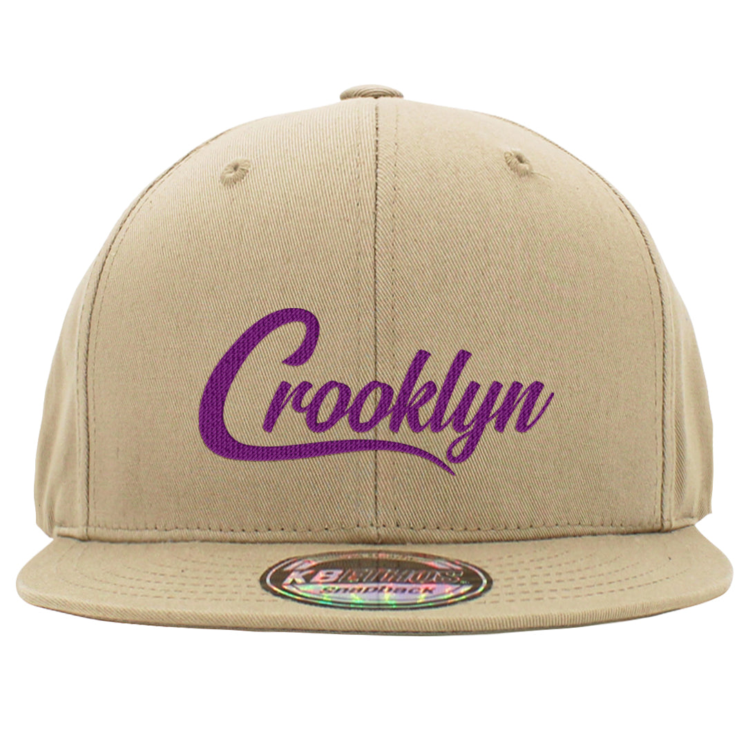 Galactic Jade High 1s Snapback Hat | Crooklyn, Khaki