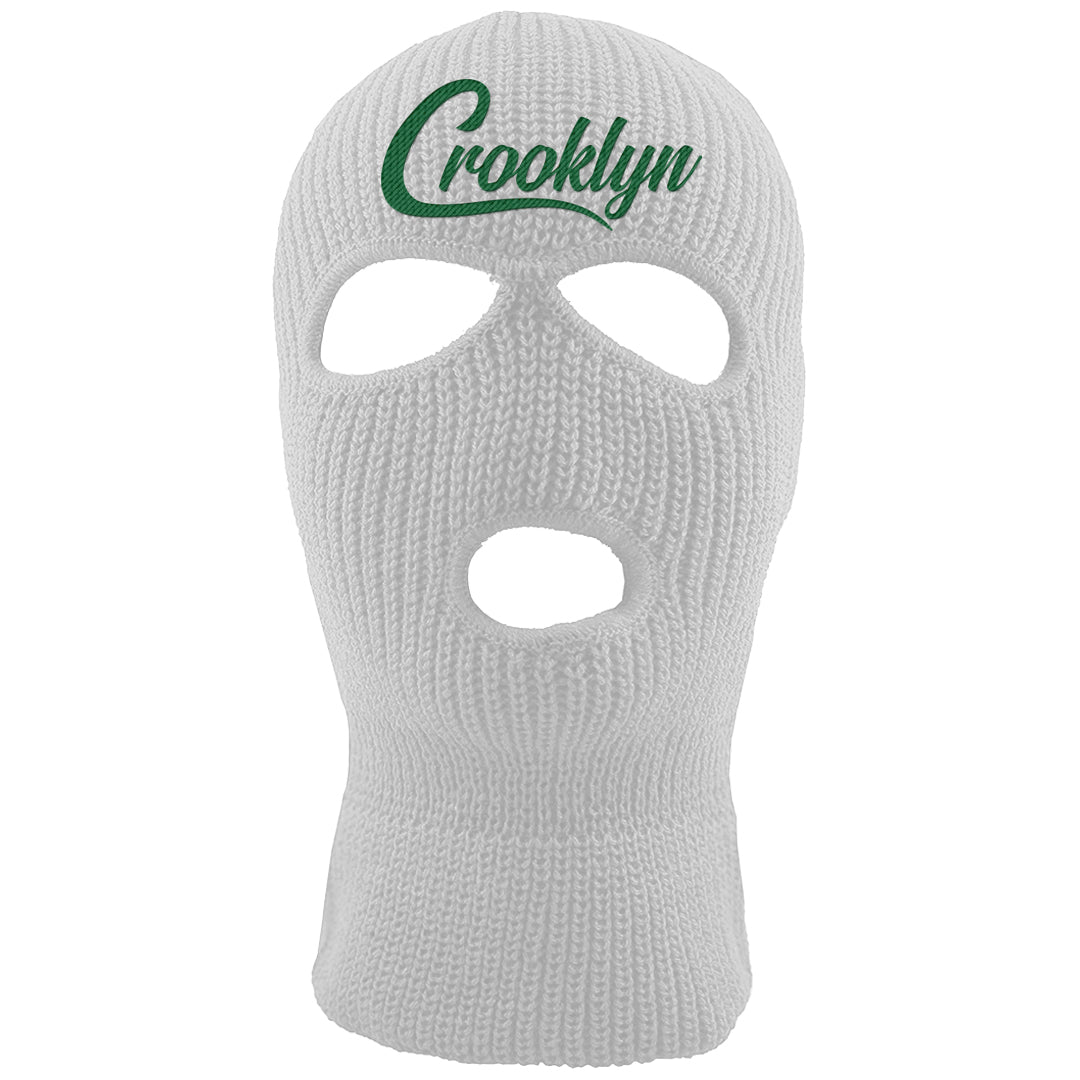 Galactic Jade High 1s Ski Mask | Crooklyn, White