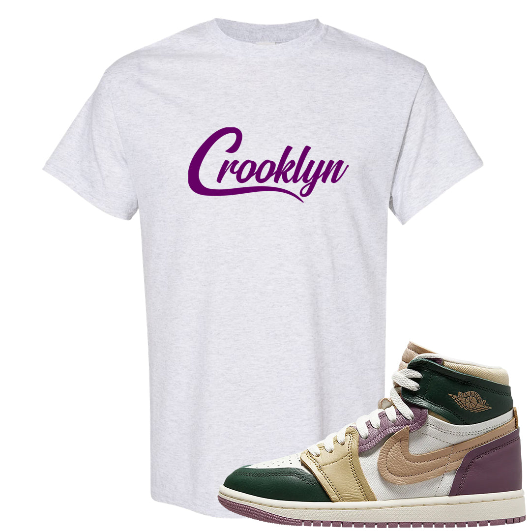 Galactic Jade High 1s T Shirt | Crooklyn, Ash