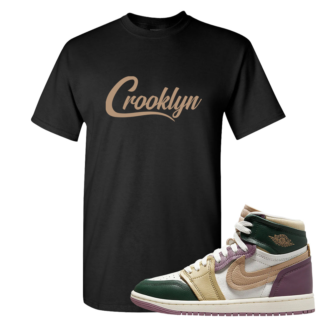 Galactic Jade High 1s T Shirt | Crooklyn, Black