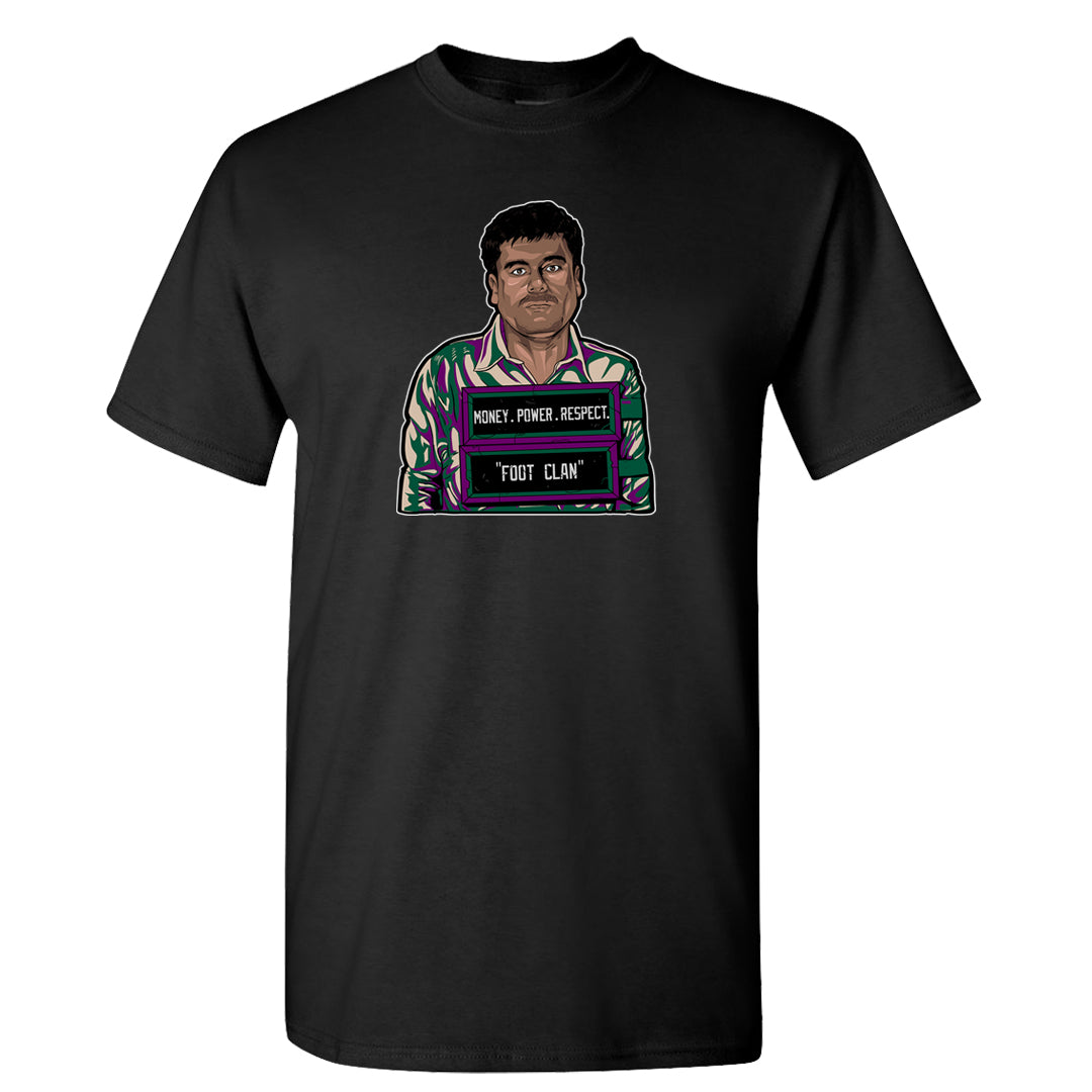 Galactic Jade High 1s T Shirt | El Chapo Illustration, Black