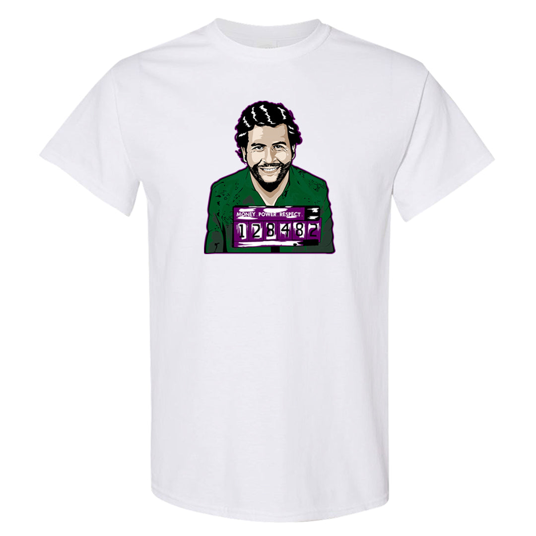 Galactic Jade High 1s T Shirt | Escobar Illustration, White