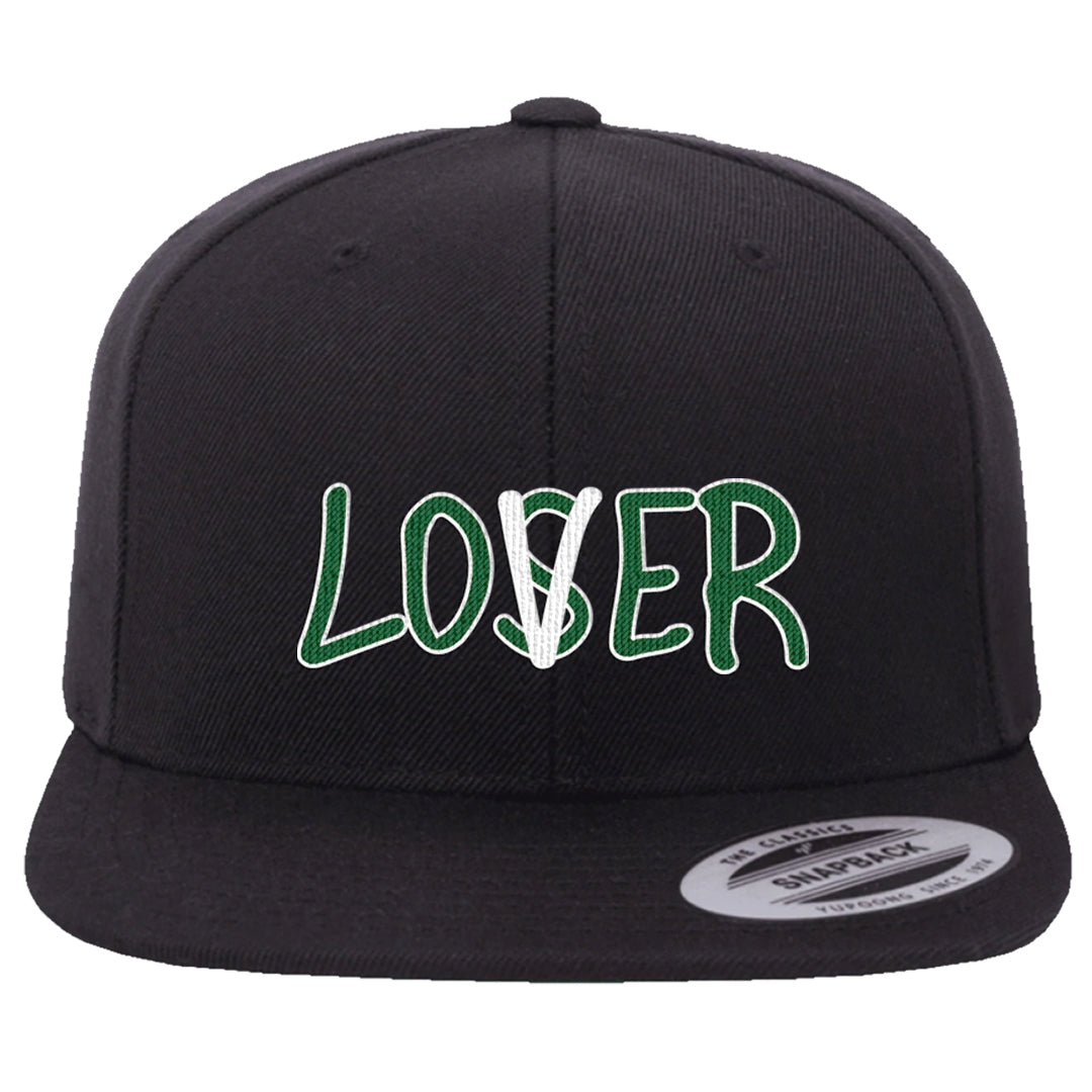 Galactic Jade High 1s Snapback Hat | Lover, Black