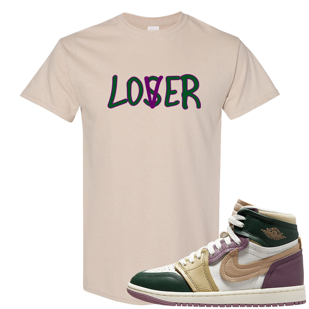Galactic Jade High 1s T Shirt | Lover, Sand