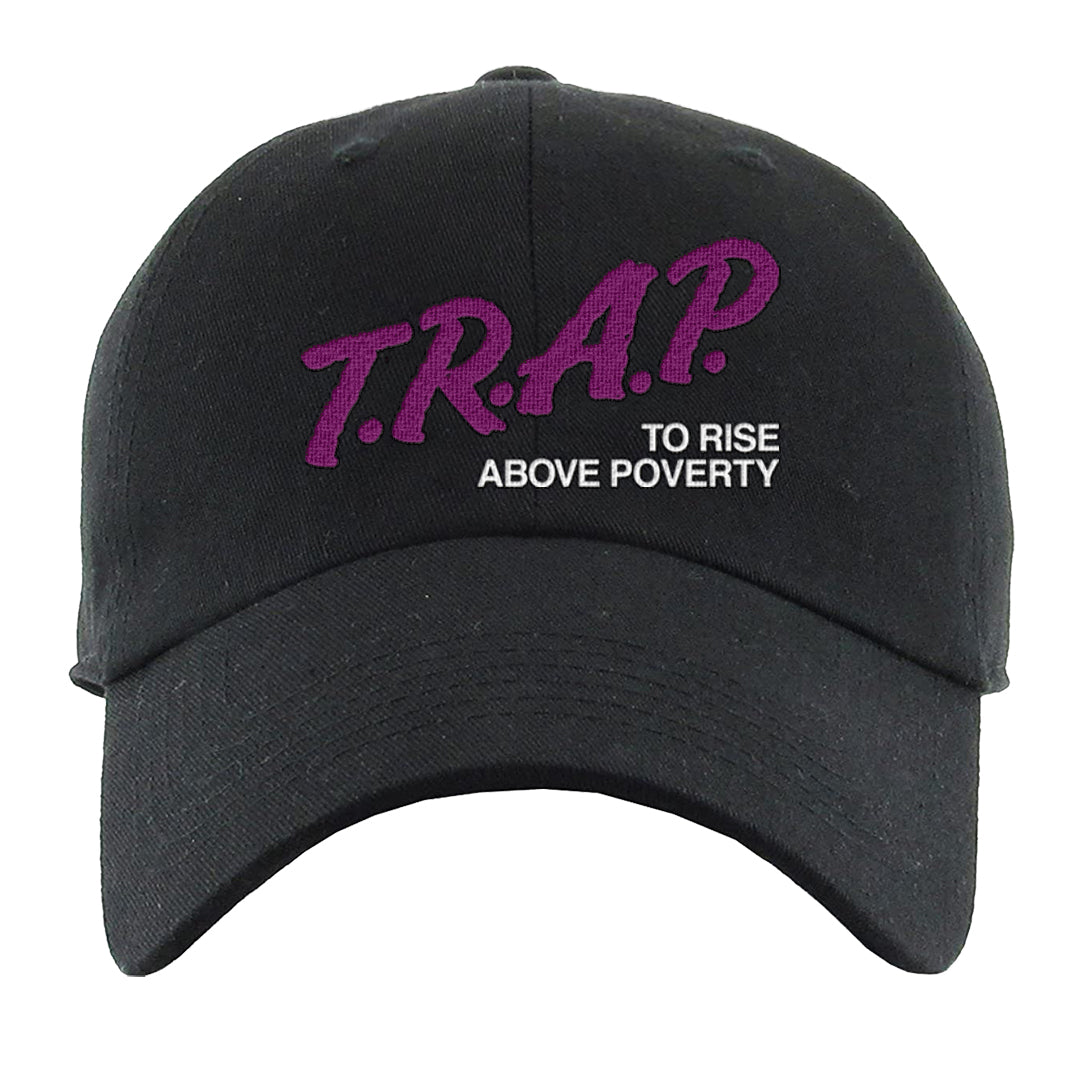 Galactic Jade High 1s Dad Hat | Trap To Rise Above Poverty, Black
