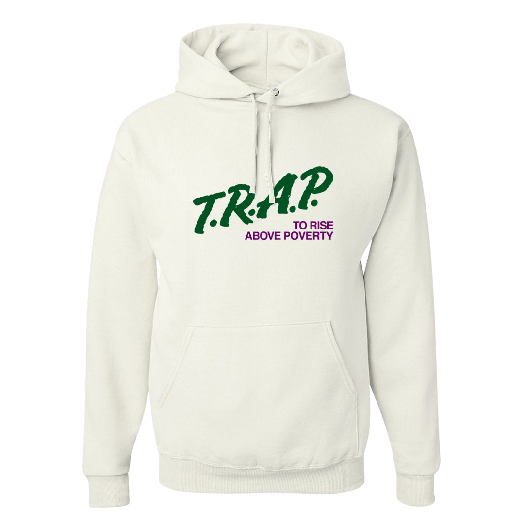 Galactic Jade High 1s Hoodie | Trap To Rise Above Poverty, White