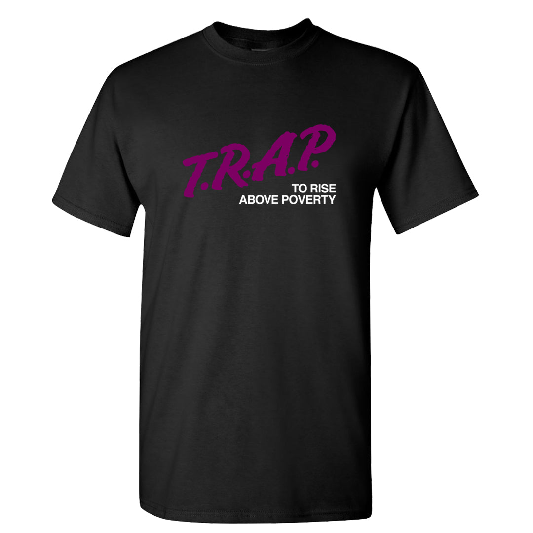 Galactic Jade High 1s T Shirt | Trap To Rise Above Poverty, Black