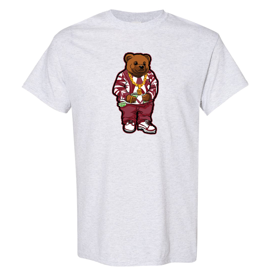 Metallic Burgundy High 1s T Shirt | Sweater Bear, Ash