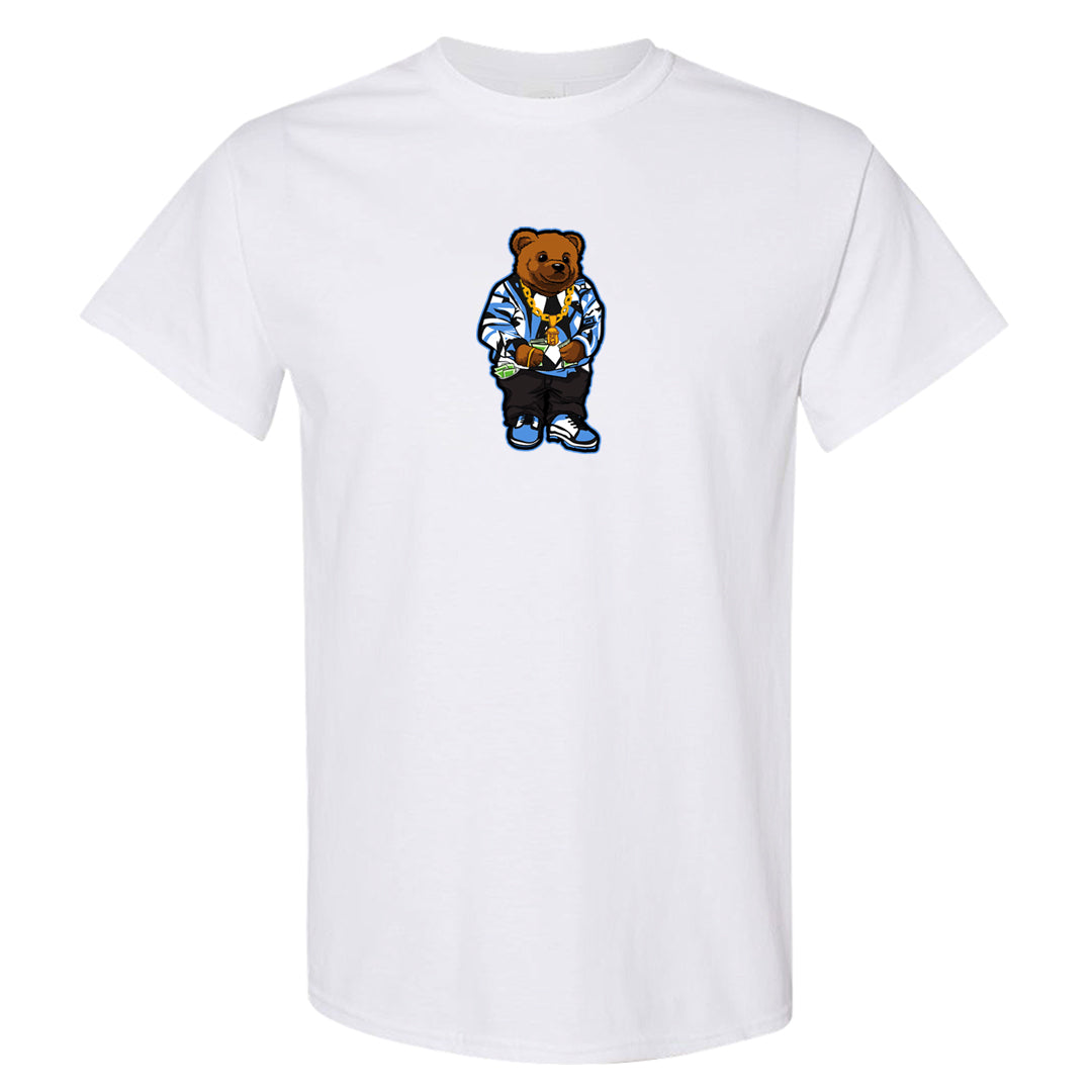 UNC Toe High 1s T Shirt | Sweater Bear, White