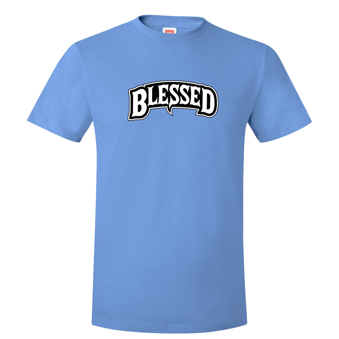 UNC Toe High 1s T Shirt | Blessed Arch, Carolina Blue