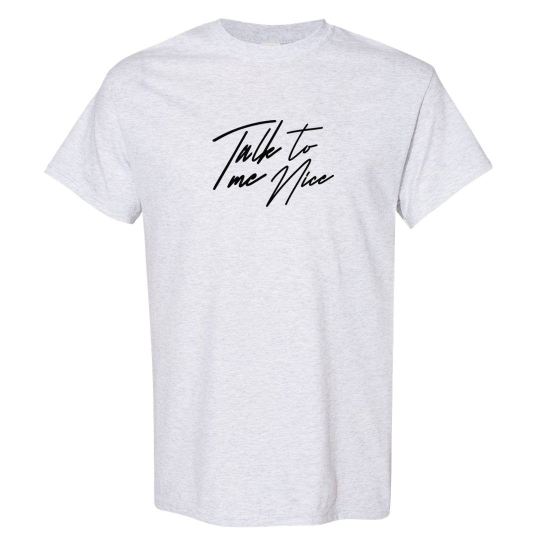 UNC Toe High 1s T Shirt | Talk To Me Nice, Ash