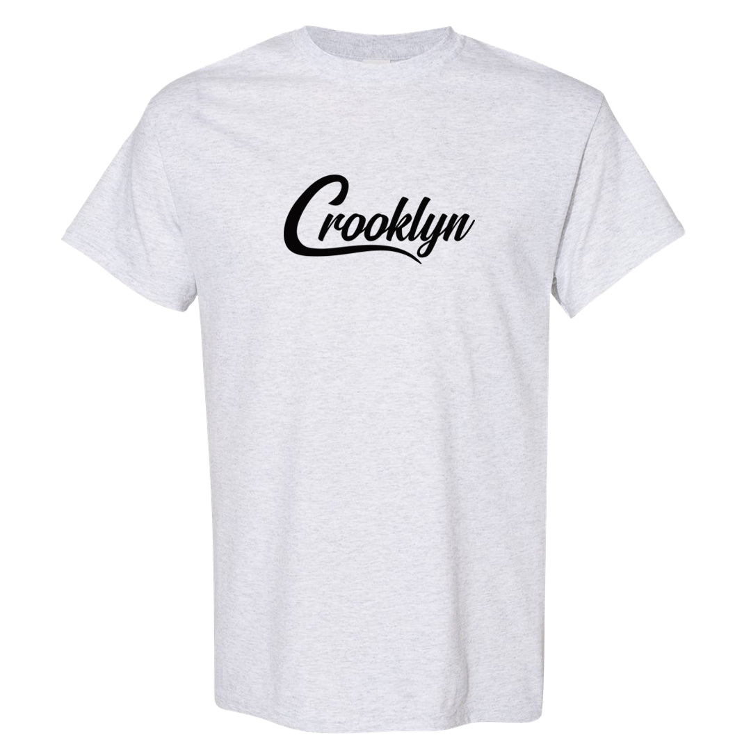 White Grey KO 1s T Shirt | Crooklyn, Ash