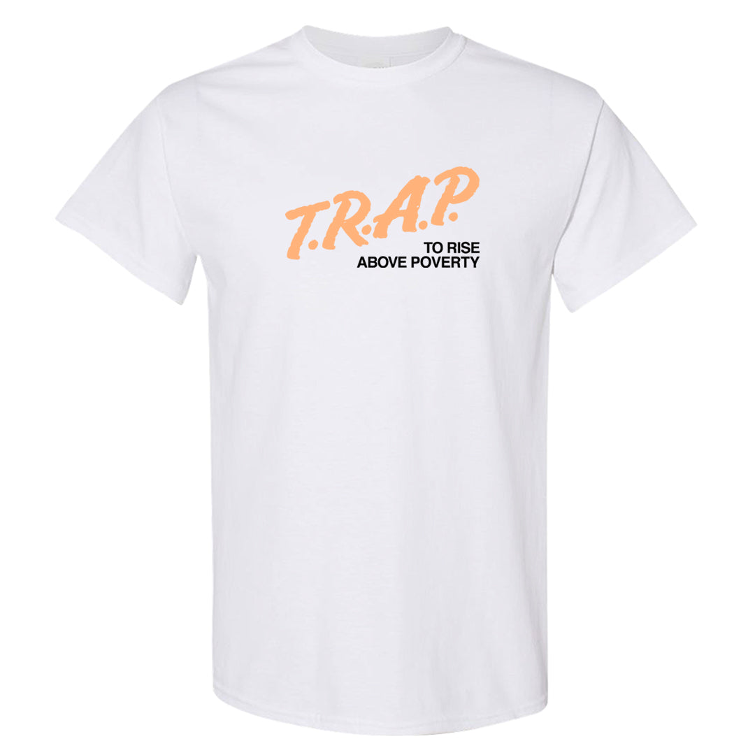 White Grey KO 1s T Shirt | Trap To Rise Above Poverty, White
