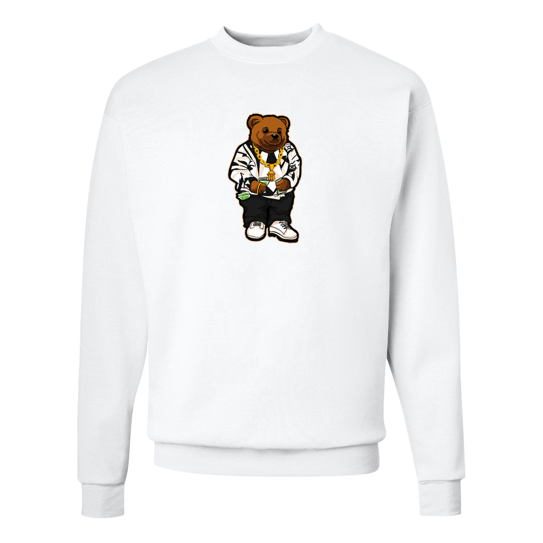 Coconut Milk Low 1s Crewneck Sweatshirt | Sweater Bear, White