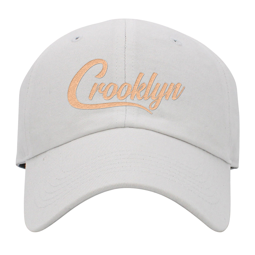 Coconut Milk Low 1s Dad Hat | Crooklyn, White