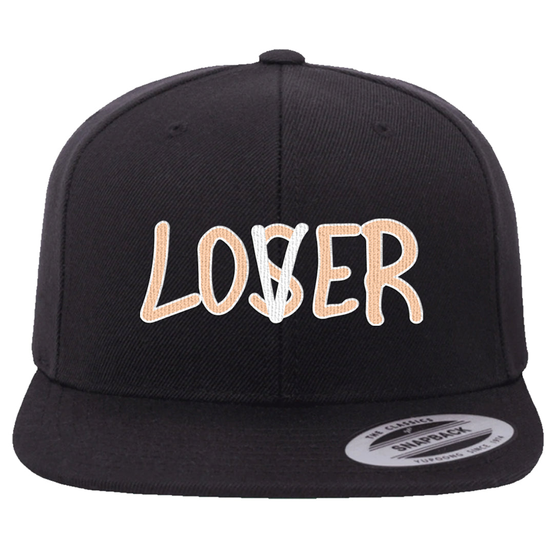 Coconut Milk Low 1s Snapback Hat | Lover, Black