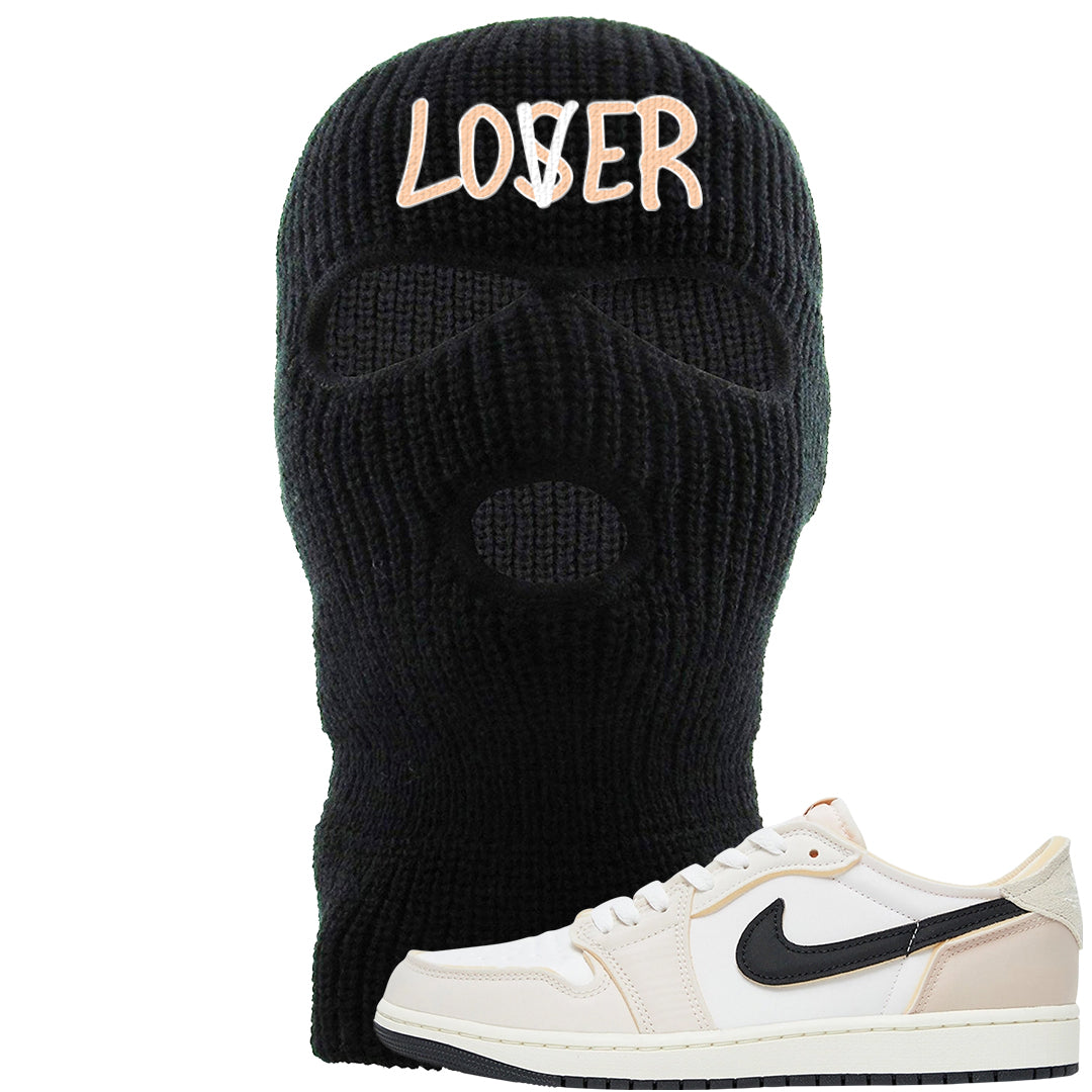 Coconut Milk Low 1s Ski Mask | Lover, Black