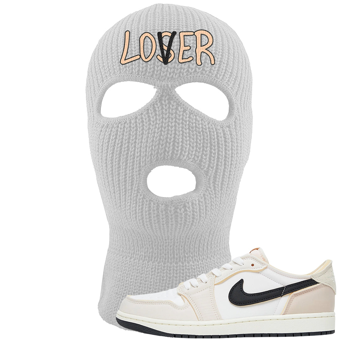 Coconut Milk Low 1s Ski Mask | Lover, White