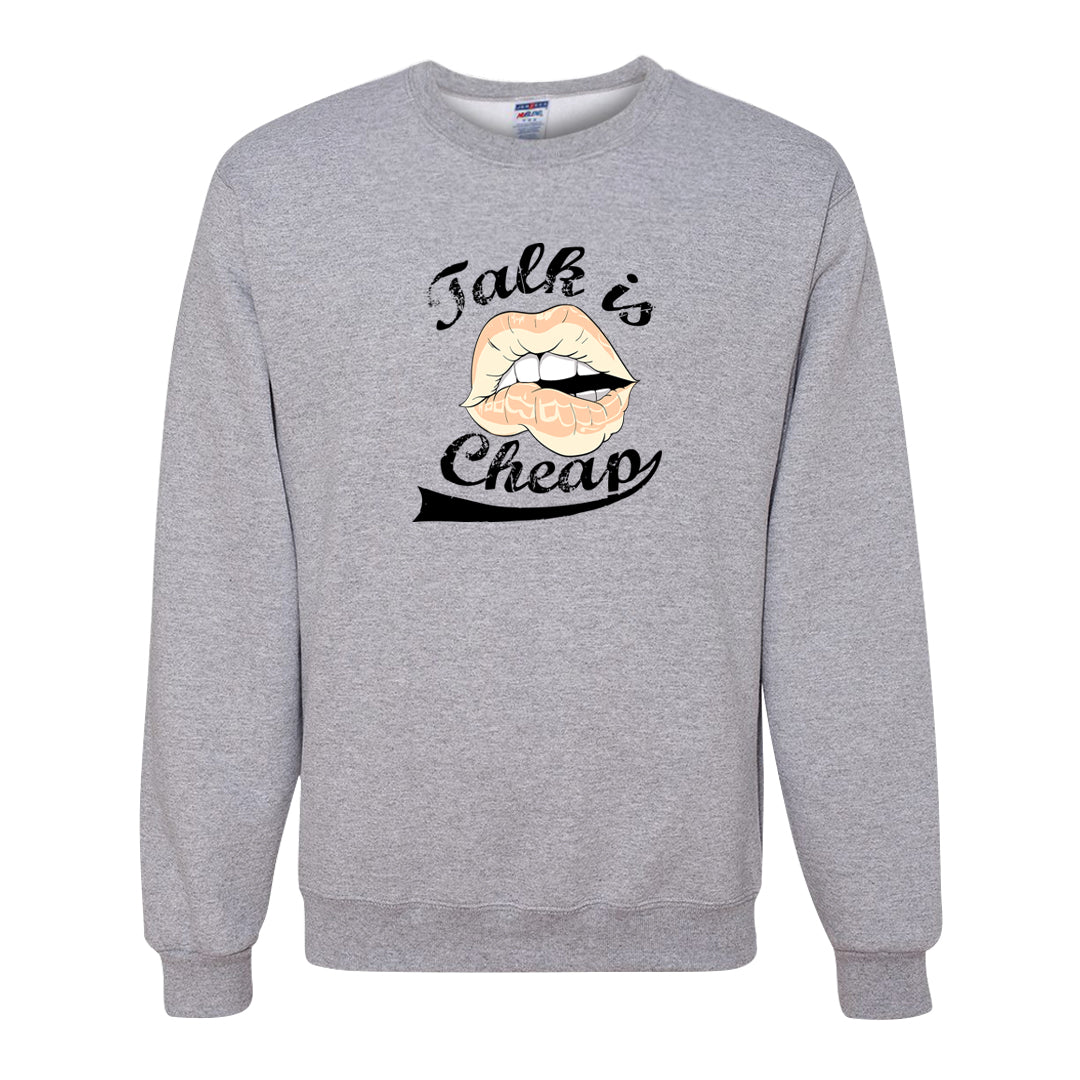 Coconut Milk Low 1s Crewneck Sweatshirt | Talk Lips, Ash