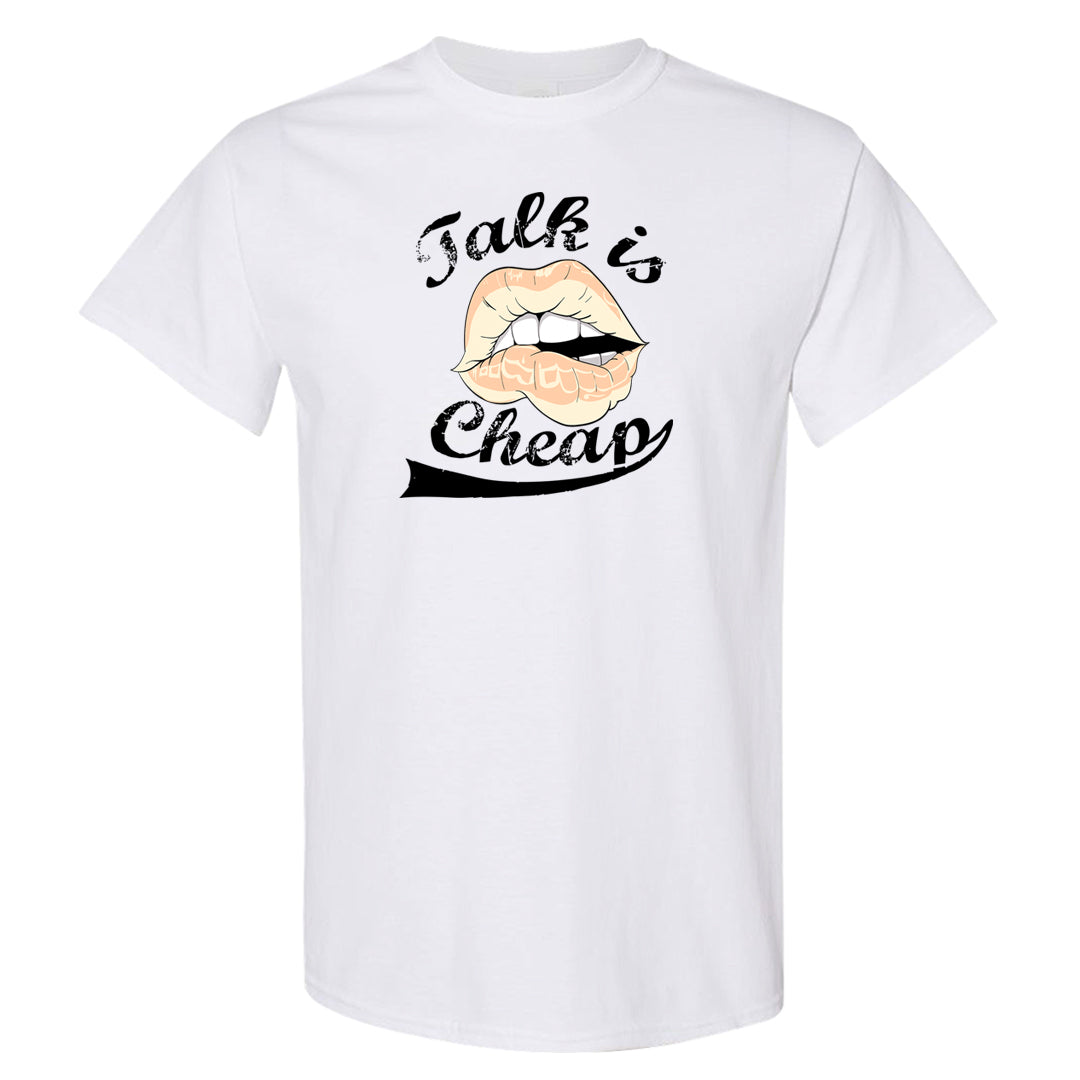 Coconut Milk Low 1s T Shirt | Talk Lips, White