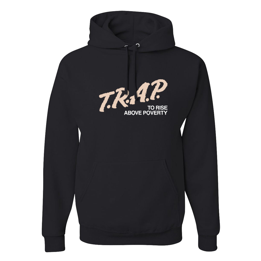 Coconut Milk Low 1s Hoodie | Trap To Rise Above Poverty, Black