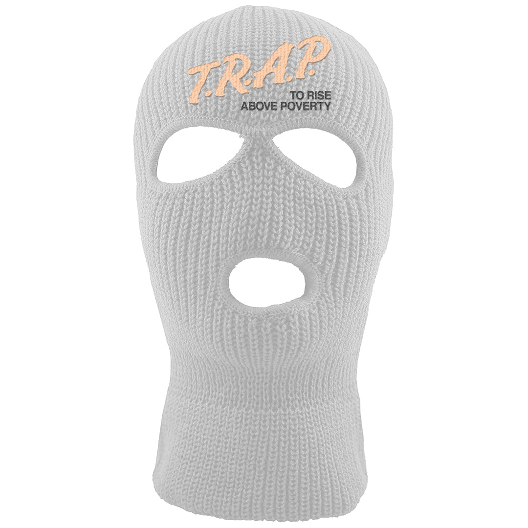 Coconut Milk Low 1s Ski Mask | Trap To Rise Above Poverty, White