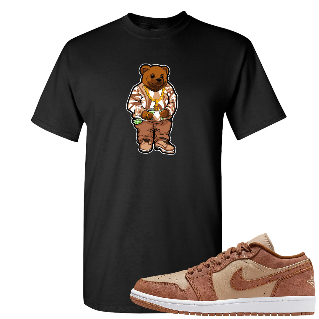 Medium Brown Low 1s T Shirt | Sweater Bear, Black
