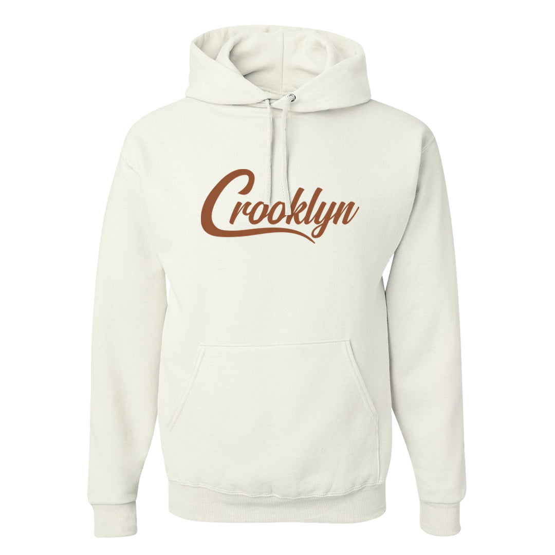 Medium Brown Low 1s Hoodie | Crooklyn, White