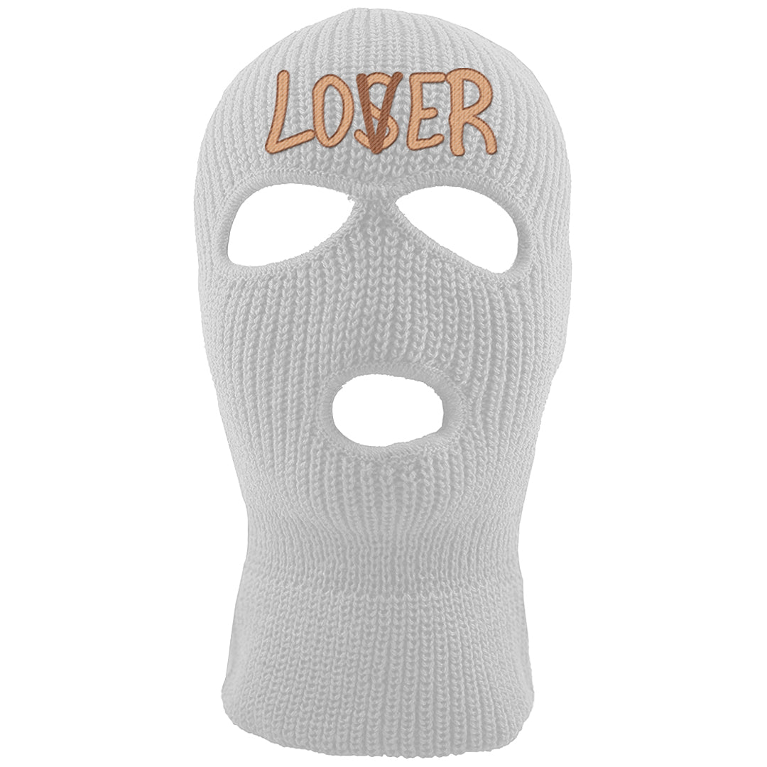Medium Brown Low 1s Ski Mask | Lover, White