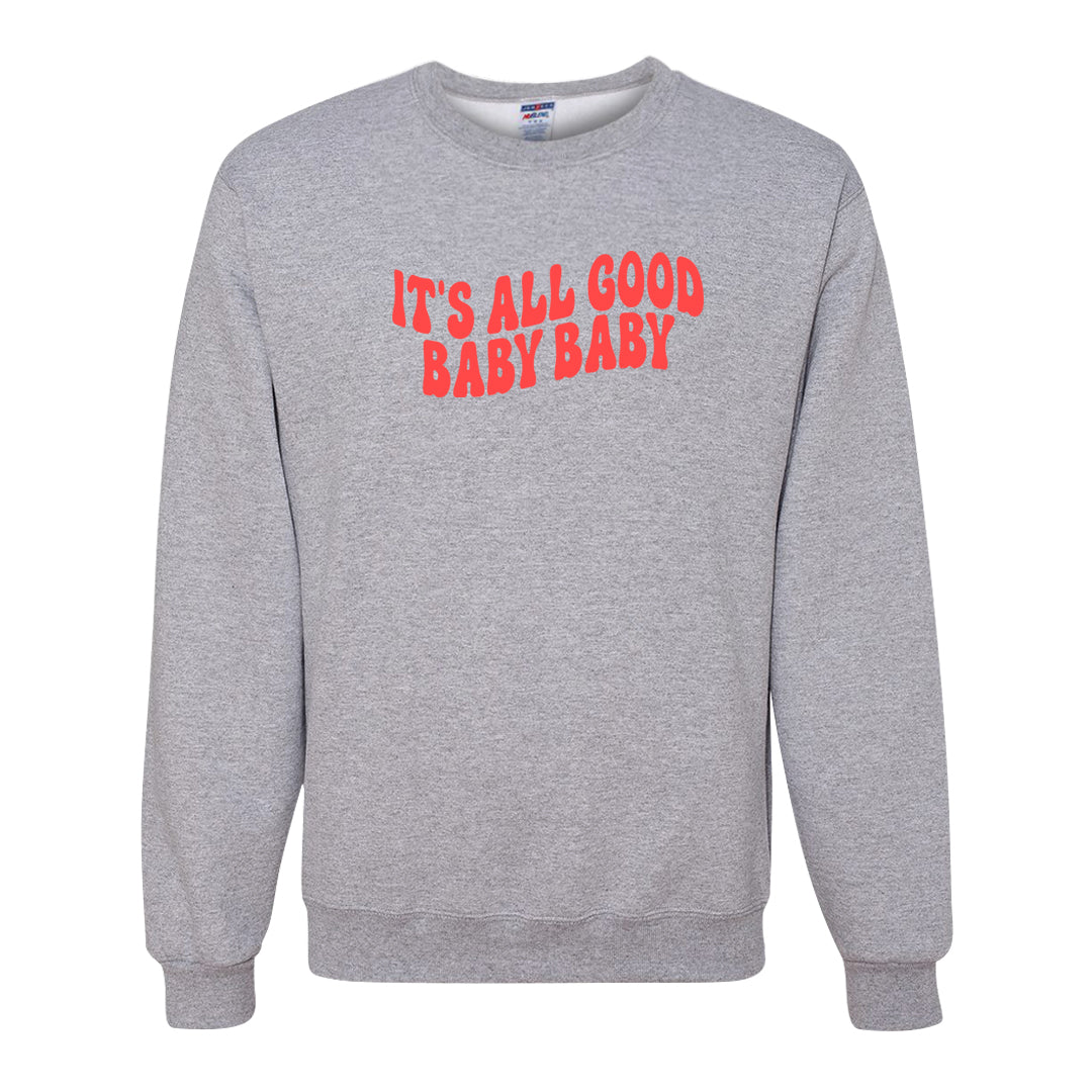 Magic Ember Low 1s Crewneck Sweatshirt | All Good Baby, Ash