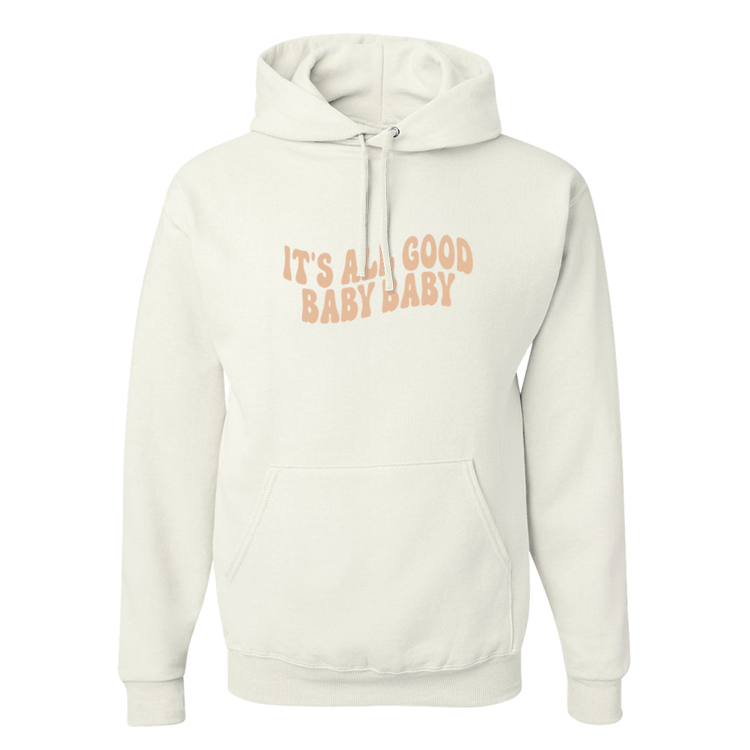 Magic Ember Low 1s Hoodie | All Good Baby, White