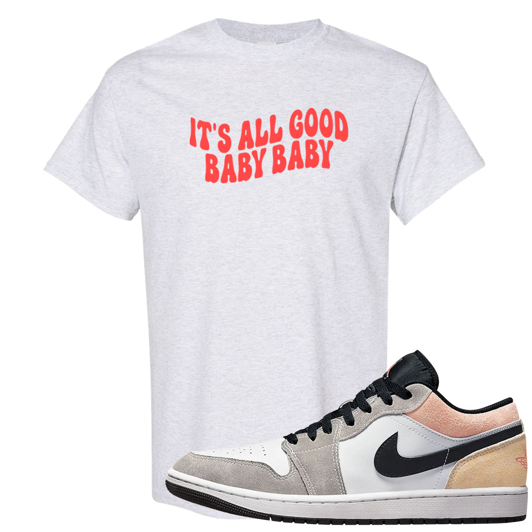 Magic Ember Low 1s T Shirt | All Good Baby, Ash