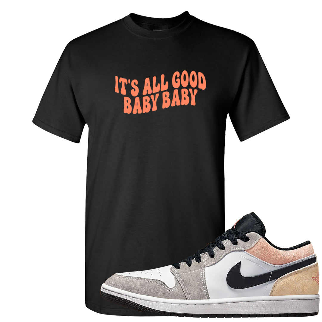 Magic Ember Low 1s T Shirt | All Good Baby, Black