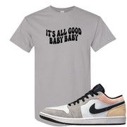 Magic Ember Low 1s T Shirt | All Good Baby, Gravel