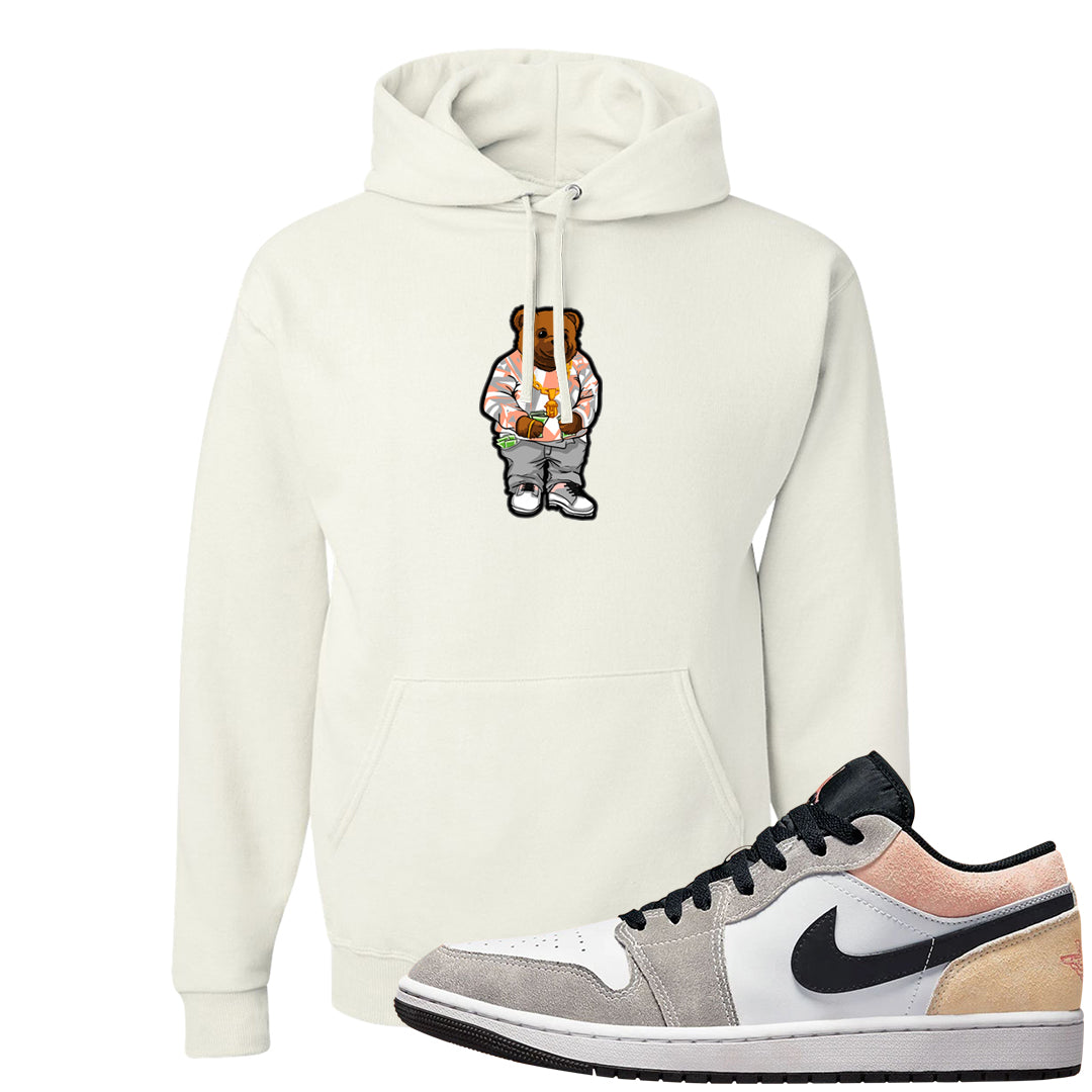 Magic Ember Low 1s Hoodie | Sweater Bear, White