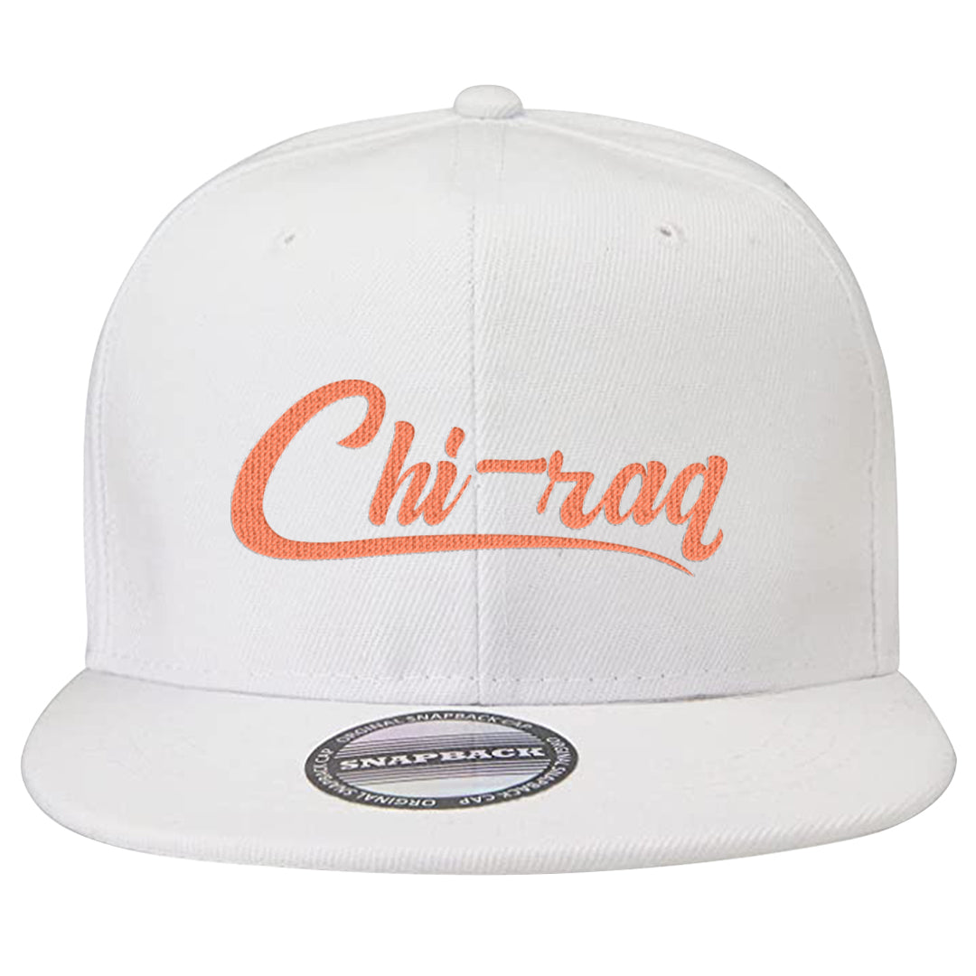 Magic Ember Low 1s Snapback Hat | Chiraq, White